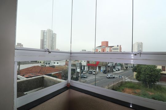 Varanda Quarto 2 de apartamento à venda com 3 quartos, 90m² em Jardim Bela Vista, Santo André