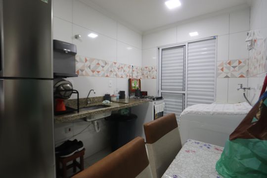 Cozinha de apartamento à venda com 2 quartos, 50m² em Vila Ivone, São Paulo