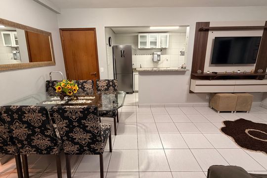 Sala de apartamento à venda com 3 quartos, 79m² em Residencial Granville, Goiânia