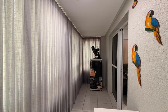 Sacada de apartamento à venda com 3 quartos, 79m² em Residencial Granville, Goiânia