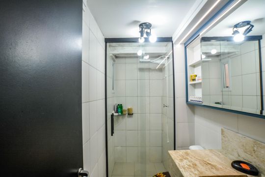 Banheiro de apartamento para alugar com 2 quartos, 64m² em Casa Branca, Santo André