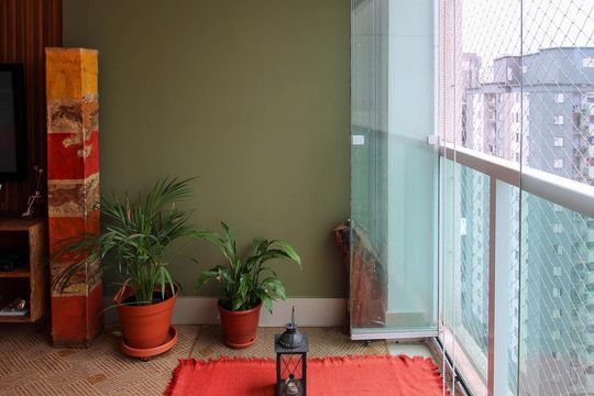 Varanda  de apartamento para alugar com 2 quartos, 109m² em Vila Andrade, São Paulo