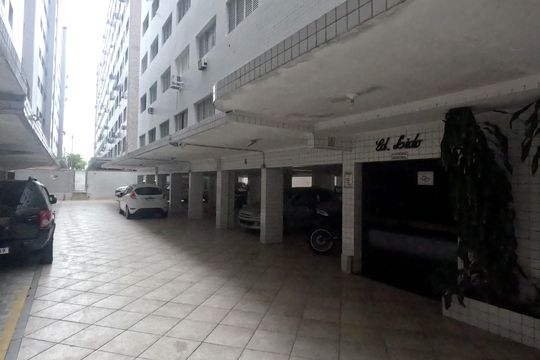 Área Comum - Entrada do Bloco de apartamento para alugar com 2 quartos, 90m² em Gonzaga, Santos
