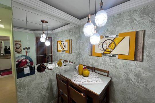 Sala de Jantar de apartamento à venda com 2 quartos, 52m² em Sítio do Mandaqui, São Paulo