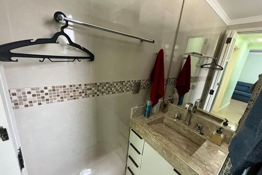 Banheiro de apartamento à venda com 2 quartos, 52m² em Sítio do Mandaqui, São Paulo