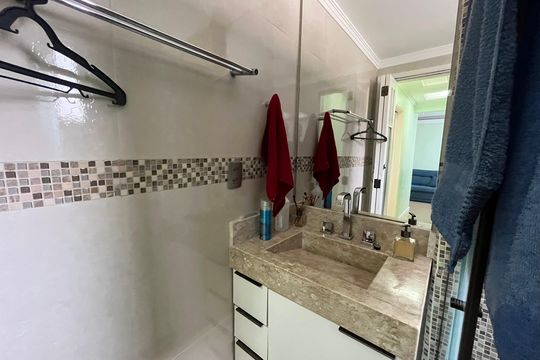 Banheiro de apartamento à venda com 2 quartos, 52m² em Sítio do Mandaqui, São Paulo