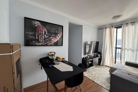 Sala de apartamento à venda com 2 quartos, 48m² em Centro, Osasco