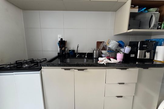 Cozinha de apartamento à venda com 2 quartos, 48m² em Centro, Osasco