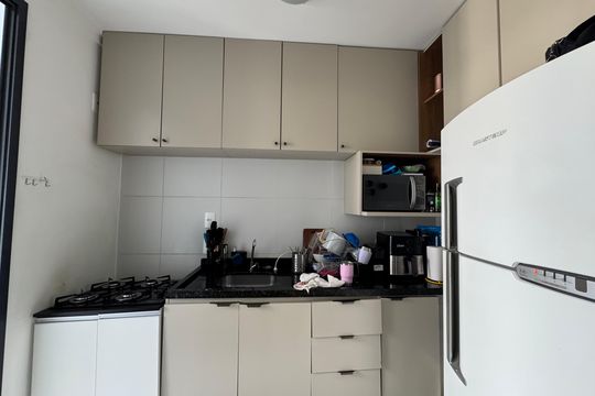 Cozinha de apartamento à venda com 2 quartos, 48m² em Centro, Osasco