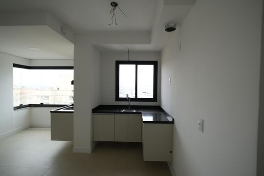 Cozinha de apartamento para alugar com 2 quartos, 79m² em Campestre, Santo André