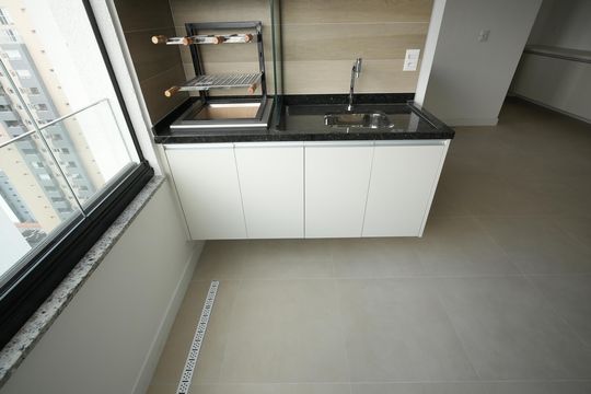 Varanda gourmet de apartamento para alugar com 2 quartos, 79m² em Campestre, Santo André