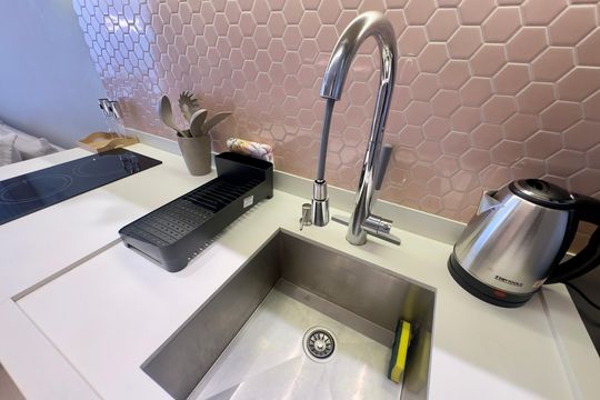 Cozinha de kitnet/studio para alugar com 1 quarto, 39m² em Macedo, Guarulhos