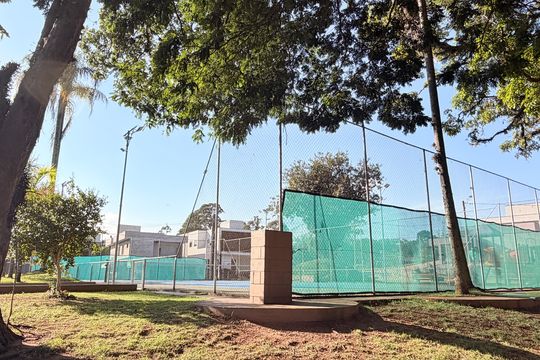 Área comum - Quadra de tenis de casa de condomínio à venda com 3 quartos, 208m² em Jardim Celeste, Jundiaí