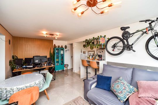 Sala de apartamento à venda com 1 quarto, 54m² em Jardim Itu, Porto Alegre