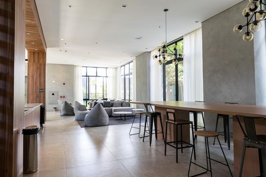 Área Comum de apartamento para alugar com 1 quarto, 33m² em Mirandópolis, São Paulo