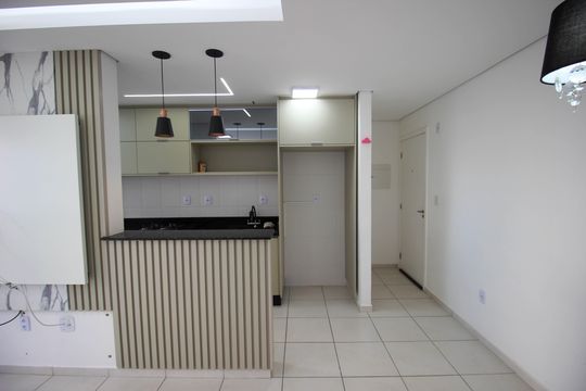 Cozinha de apartamento para alugar com 2 quartos, 65m² em Parque Morumbi, Votorantim
