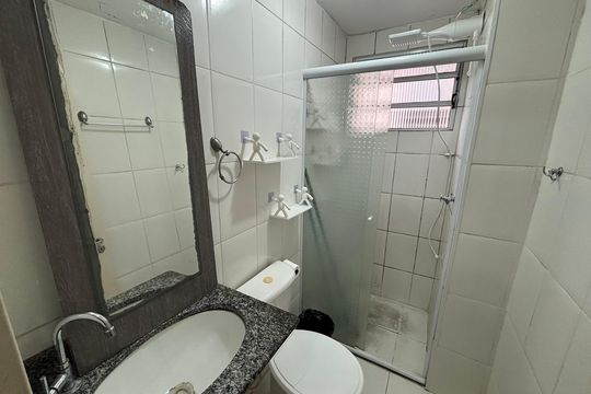 Banheiro de apartamento para alugar com 2 quartos, 45m² em Jardim Sao Miguel, Ferraz de Vasconcelos