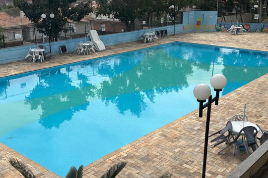 Área comum - Piscina de apartamento para alugar com 2 quartos, 45m² em Jardim Sao Miguel, Ferraz de Vasconcelos