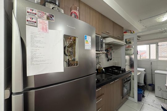 Cozinha de apartamento à venda com 3 quartos, 66m² em Jardim Belaura, São Paulo