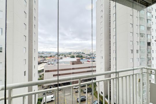 Varanda da Sala de apartamento à venda com 3 quartos, 66m² em Jardim Belaura, São Paulo