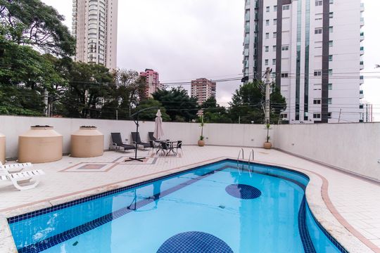 Área comum - Piscina de apartamento à venda com 2 quartos, 140m² em Jardim Analia Franco, São Paulo