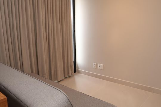 Sala de apartamento para alugar com 1 quarto, 49m² em Setor Bueno, Goiânia