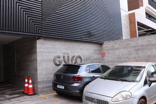 Fachada de apartamento para alugar com 1 quarto, 49m² em Setor Bueno, Goiânia