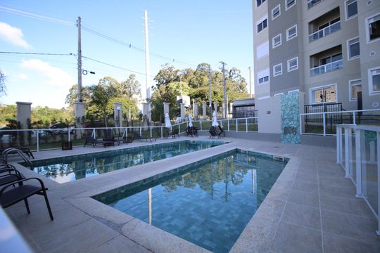Área comum - Piscina de apartamento para alugar com 2 quartos, 60m² em Jardim Itu, Porto Alegre