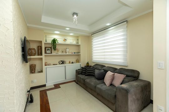 SALA DE TV de casa de condomínio à venda com 3 quartos, 90m² em Parque Imperador, Campinas