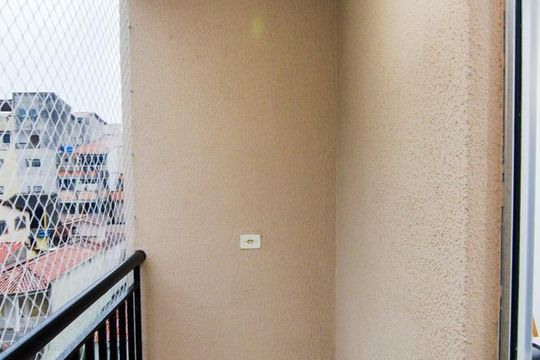 Varanda da Sala de apartamento à venda com 2 quartos, 56m² em Parque Continental, Guarulhos