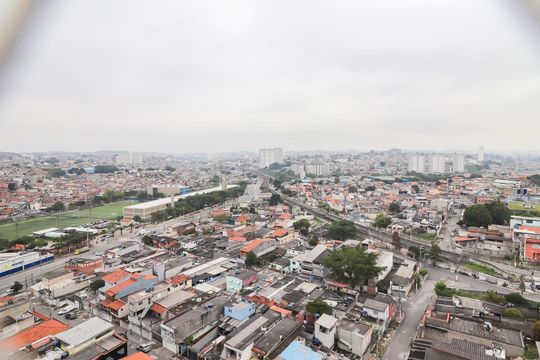 Vista da Sala de apartamento à venda com 2 quartos, 44m² em Jardim Helena, São Paulo