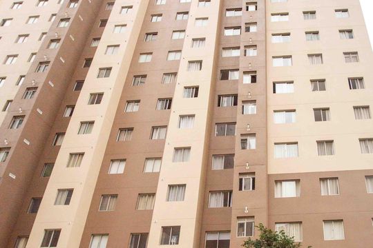 Fachada do bloco de apartamento à venda com 2 quartos, 44m² em Jardim Concordia, Diadema