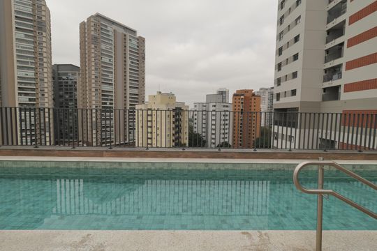 Área comum - Piscina de apartamento à venda com 1 quarto, 24m² em Chácara Klabin, São Paulo