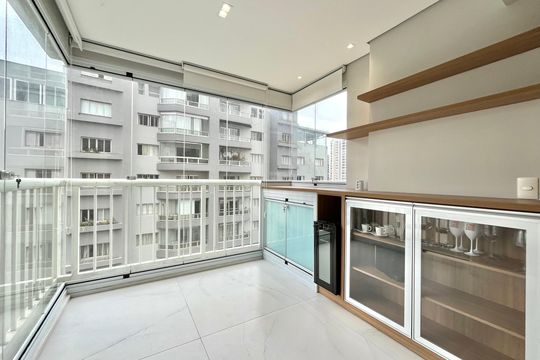 Varanda de apartamento à venda com 1 quarto, 42m² em Vila Mascote, São Paulo