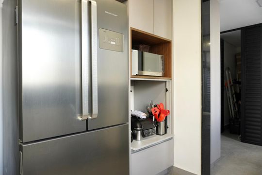 Cozinha  de apartamento à venda com 4 quartos, 143m² em Santo Agostinho, Belo Horizonte