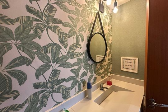 Lavabo de casa de condomínio para alugar com 3 quartos, 147m² em Chácara do Solar Iii, Santana de Parnaíba