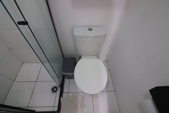 Banheiro Social de apartamento à venda com 2 quartos, 42m² em Bairro dos Casa, São Bernardo do Campo