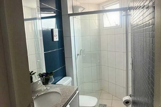 Banheiro de apartamento para alugar com 3 quartos, 104m² em Jardim Goiás, Goiânia