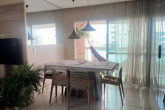 Sala de apartamento para alugar com 3 quartos, 104m² em Jardim Goiás, Goiânia