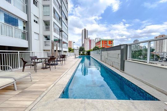 Área comum - Piscina de apartamento à venda com 3 quartos, 102m² em Parque São Jorge, São Paulo