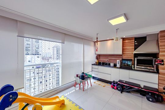 Varanda de apartamento à venda com 3 quartos, 102m² em Parque São Jorge, São Paulo