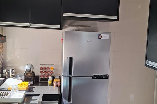 Cozinha de apartamento para alugar com 2 quartos, 107m² em Vila Lusitania, São Bernardo do Campo