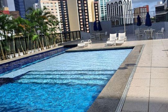 Piscina de apartamento para alugar com 1 quarto, 50m² em Caminho das Árvores, Salvador