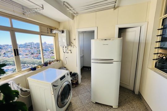 Área de Serviço de apartamento à venda com 3 quartos, 210m² em Jardim, Santo André