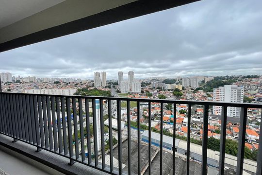 Vista do quarto de apartamento para alugar com 1 quarto, 45m² em Vila Sonia, São Paulo