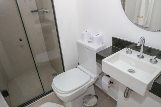 Banheiro da Suíte 2 de apartamento à venda com 2 quartos, 40m² em Perdizes, São Paulo
