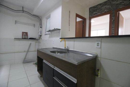 Cozinha de apartamento para alugar com 2 quartos, 46m² em Adrianópolis, Nova Iguaçu