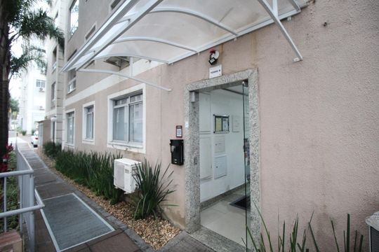 Fachada do bloco de apartamento à venda com 2 quartos, 48m² em Morro Santana, Porto Alegre