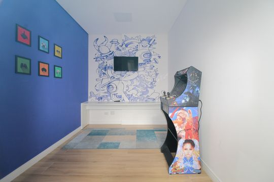 Área comum - Sala de Jogos de apartamento para alugar com 2 quartos, 54m² em Vila Maria, São José dos Campos