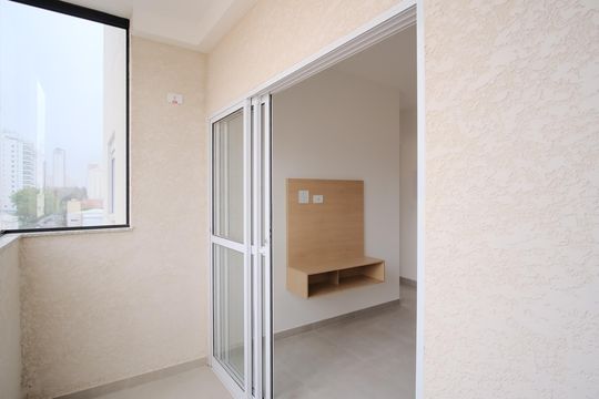 Varanda de apartamento à venda com 2 quartos, 44m² em Vila Gomes Cardim, São Paulo